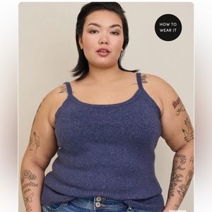 Torrid Vegan Cashmere Cami Sweater Size 2